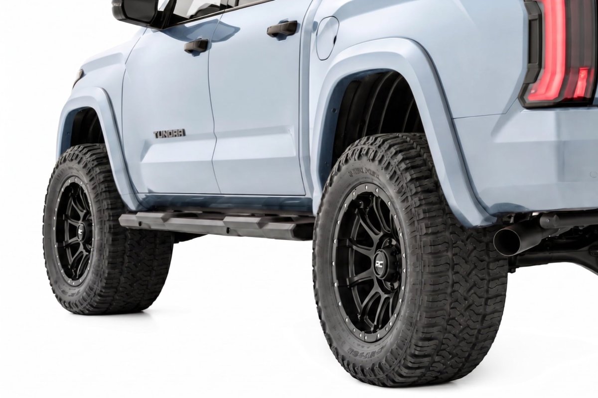 Toyota Tundra Fender Flares - Rough Country - Sport Style - 1K6 Ice Edge - '22-'26